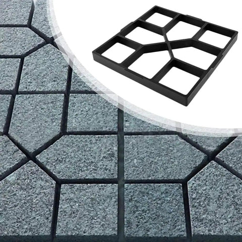 DIY Paver Mold For Garden Paths And Patios Reusable Concrete Stone Design Tool For Quick Easy Paving Of Walkways And Driveways