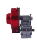 Side view of Beefed-Up Full Alloy 1/10 RC Car Transmission Case Gearbox Assembled For Axial SCX10 SCX10 II 90047 Crawler
