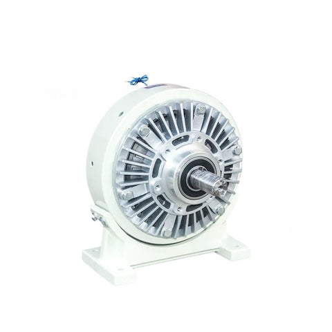 Base Mounted Mini Magnetic Powder Brake 6 Nm Torque For Small Equipment in white housing on display