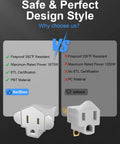 Comparison of Hella Durable 3 Prong To 2 Prong Outlet Adapter And Fireproof Polarized Splitter Converter with other adapters