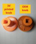 Inverter Generator Knob Switch Replacement For Run Choke GP2200i GP2500i 3D Printed Spare Part Built To Match Original Shaft Size Durable And Easy Install Plug And Play Fits Only The Right Models. 3D printed PETG knob, top view