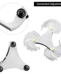 Must-Have 5 Piece Thread Pitch Gauge Tool Set in stainless steel, showing 60° and 55° degree gauges, easy read design