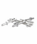 Medium Aluminum 3/16-Inch Rivets 50 Pack For DIY Sheet Metal Projects, Gutters, Auto Repairs, Easy To Install Pop Rivets