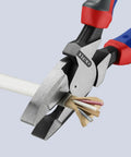 High Leverage Lineman Pliers With New England Head For Maximum Cutting Power And Superior Grip Pro Grade Built Tough 9 Inch cutting wires