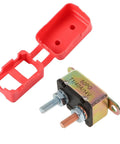 Stud Type Circuit Breaker With Auto Reset For Cars, Trucks, RVs, Marine Boats, And Trolling Motors, 40A, Two 10-32 Studs