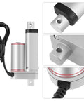 24V Linear Electric Actuator With 50mm Stroke And Dc Motor featuring cable control and robust design detailing connections.
