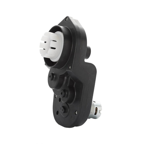 Side view of 24V Gearbox For Kids Ride On Cars With 30000 RPM High Speed Motor Turbo Power 13mm Shaft Hole 185mm Long