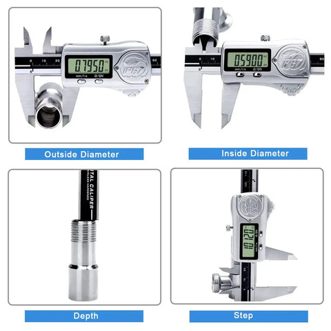 IP67 Waterproof Digital Caliper Outside Micrometer 6 Inch Dope Precision measuring outside diameter and depth