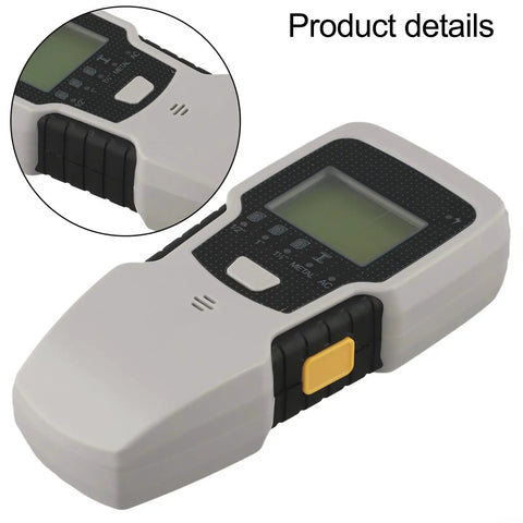 Professional Five In One Wall Scanner And Advanced Deep Sensing Stud Finder With Clear LCD Monitor Locates Wood Beams Metal Pipes And Live Wires To Pinpoint Edges And Save Your Nails On Drywall