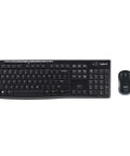 MK270 Wireless Keyboard And Mouse Combo For Windows Two Point Four GHz USB Receiver No Fuss Setup Two Year Battery Life Black