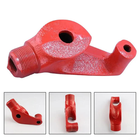 Heavy Duty Manual Pipe Bender For Galvanized Iron Copper Steel Tube red metal component with threaded end for precise bending