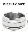 Accumulator Piston Kit for 4L60E 4L65E 4L70E Transmission Pinless 1.96x1.18 inch shown with display size comparison