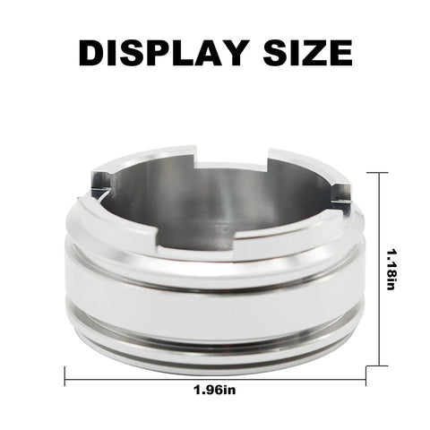 Accumulator Piston Kit for 4L60E 4L65E 4L70E Transmission Pinless 1.96x1.18 inch shown with display size comparison