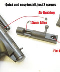 Scope Rail Mount Adapter for Crosman 1377 1322 components and screws for easy installation.