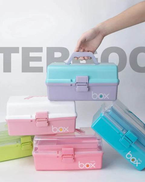 Heavy Duty Three Tier Plastic Tackle Box With Adjustable Compartments And Rock Solid Handle Great For Arts Crafts Sewing Medicine And Tools Pink Foldable Storage Case Swanky Home Organization And Travel Ready Gear