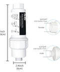 Diagram of Inline Sediment And Anti Scale Water Filter For Hose Three Quarter Inch GHT Thread Reusable And High Flow Totally Perfect For Washing Machines Heaters Garden And RV Use Cuts Sediment And Scale Build Up Two Pack