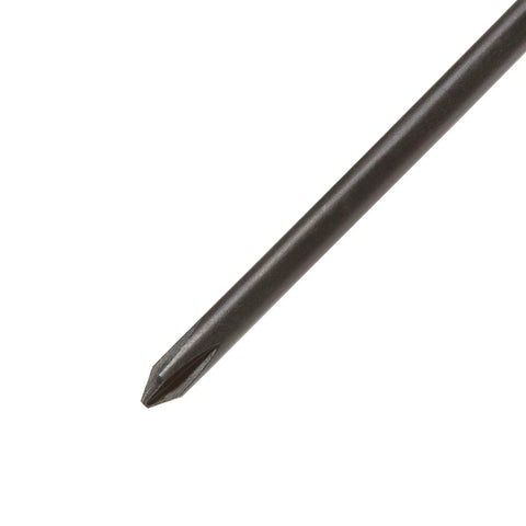 Phillips Size 0 High Torque Black Oxide Screwdriver With Three Sided Grip For Maximum Leverage And Fastener Spin, Precision Tip Engages Fasteners