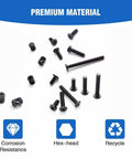 Crib Hardware Replacement Kit With 28 M6 Stainless Steel Hex Socket Bolts And Zinc Barrel Nuts for Delta Graco and Dream Baby Cribs
