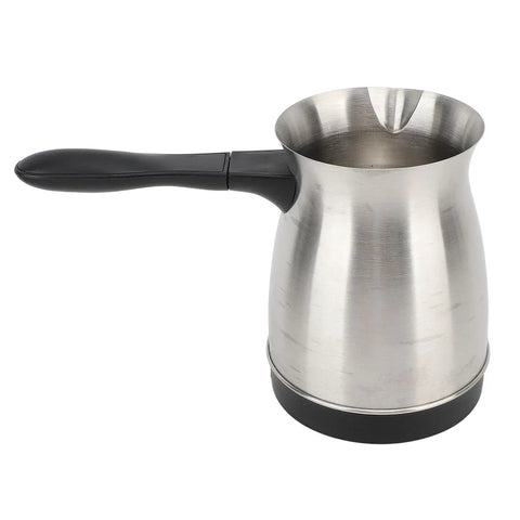 Electric Coffee Pot With Ergonomic Handle 600 Milliliter Stainless Steel Turkish Coffee Maker Kettle Delivers Barista Vibes