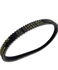 Heavy Duty Scooter CVT Drive Belt For Honda SH 300 NSS300 Forza 300cc Models Fits Years 2013 Through 2017, black rubber design.
