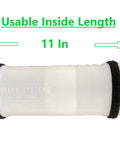 High Quality 2 Pack 4 Inch OD Telescoping Carrier For Kel2020 Pneumatic Tube System with 11-inch usable inside length.