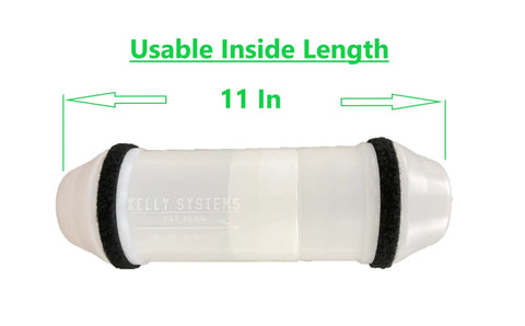 High Quality 2 Pack 4 Inch OD Telescoping Carrier For Kel2020 Pneumatic Tube System with 11-inch usable inside length.