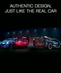 Technic McLaren Senna GTR 42123 Racing Collectible Model Car Build Kit for Kids and Teens rear view display