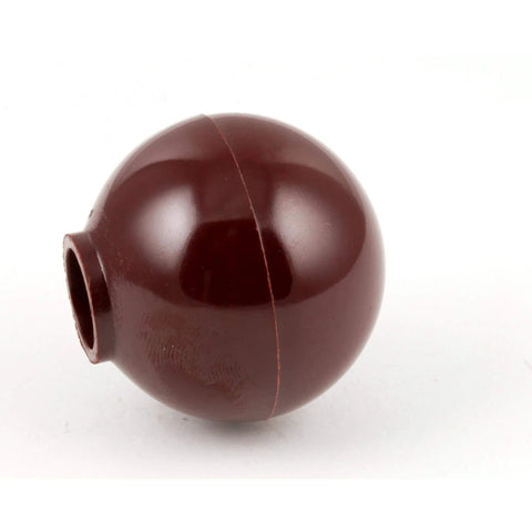 Red Knob Ball Handle Z012691 OEM Replacement Part for Commercial Foodservice Equipment, spherical design with durable material.
