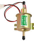 12V Inline Low-Pressure Fuel Pump Go-To Transfer Pump For Gasoline And Diesel Engines, Delivers 2.5 To 4 PSI