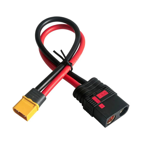Super Cool Xt60s Male To Qs8 Female Charging Wire Cord For Rc Cars And Quadcopters With Thick Silicone Insulation