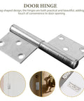 Heavy Duty Detachable Slip Joint Flag Door Hinges 5 Inch Iron Weld On Hinges For Fireproof Security Doors Pair With Removable Cylindrical Pin