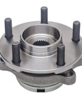 Rear Wheel Bearing Hub Assembly For Chevy Equinox 2018 To 2024 And GMC Terrain 2018 To 2024 And Cadillac CT4 2020 To 2024 And Buick Regal TourX 2020 Regal Sportback 2020 5 Lug 4WD Compatible Plug And Play showcasing 5 bolts and triangular flange