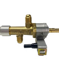 CSA Certified Gas Safety Control Valve With Piezo Ignition For Propane Patio Heaters, One Half PSI Brass Valve