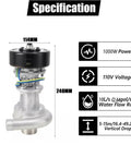 Rugged 1000W Hydroelectric Generator For Off Grid Camping And Outdoor Living With Dual 110V 220V Output 3500 RPM Water Turbine