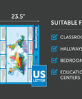 Global Ecosystems Geography Poster For Classrooms With Classroom Vibes Extra Large 33 By 23.5 Inches Gloss Paper Wall Chart.