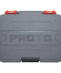 Carrying case for 3/8 and 1/2 inch drive hex bit set, 10-piece metric Allen hex bits range 4mm through 17mm, alloy steel construction.