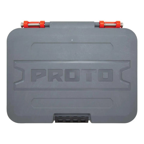 Carrying case for 3/8 and 1/2 inch drive hex bit set, 10-piece metric Allen hex bits range 4mm through 17mm, alloy steel construction.