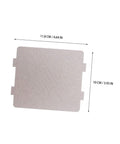 Ten pack microwave waveguide cover mica sheets heat resistant insulation for microwave ovens replacement parts durable mica slice