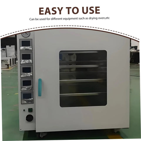 Get This Heavy Duty Commercial OvenHandle Replacement For Industrial Cooking Equipment. White drying oven with blue handle.
