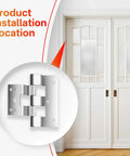 Smooth As Butter Galvanized Steel Combination Door Hinges 3 Pack For Mobile Home Storm And Aluminum Doors Replaces Elixir Series 6000 8000 9000 shown installed on double doors.