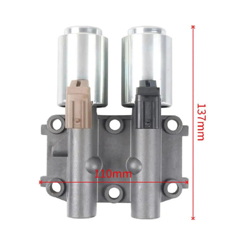 Road Ready Automatic Linear Solenoid Actuator Kit With Slick Hydraulic Seals And Four Spare O Rings mounted with dimensions 137mm x 110mm.