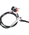 Rock Solid Dual Piston Mechanical Disc Brake Kit For Mountain And Road Bikes Delivers Killer Stopping Power Smooth aluminum alloy calipers with cable.