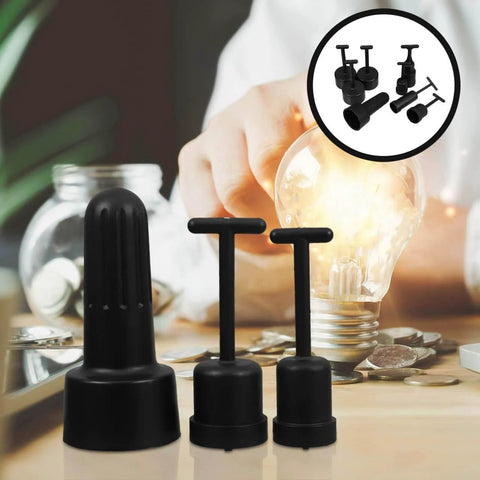 8 Piece Light Socket Ring Removal Tool Set with various sized black metal wrenches for lamp fittings and repair.