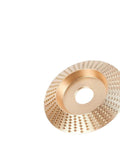 Close-up of woodworking wheel from Three Pack Woodworking Carving Wheels With 22mm Bore Abrasive Sanding Discs
