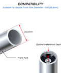 Six Pack Bike Headset Star Nut Built Tough For 1 1/8 Inch Forks 28.6mm 6mm Screw fit illustration on bike fork