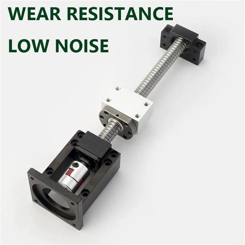 Rock Solid Bk12 Bk15 Bk20 Ball Screw Support Bracket For C5 C7 SFU Threaded Shaft CNC Machinery showing wear-resistant design.