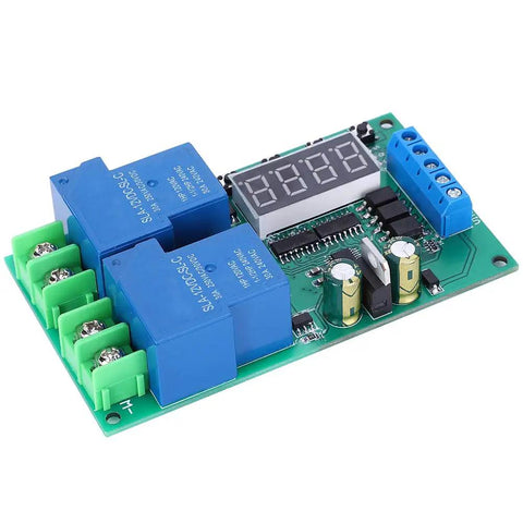 Beefy 30A 12V Multi Function Motor Controller With Metal Housing For Robotics And Automation Six Modes Low Standby Current About Seven Milliamp Custom Delay Settings High Reliability Easy Integration For DIY Projects, PCB relay module