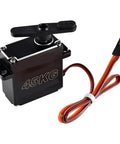 Pro Grade Heavy Duty Digital Steering Servo DSC45MG 45kg Torque Metal Case for RC builds with servo horn and cable.