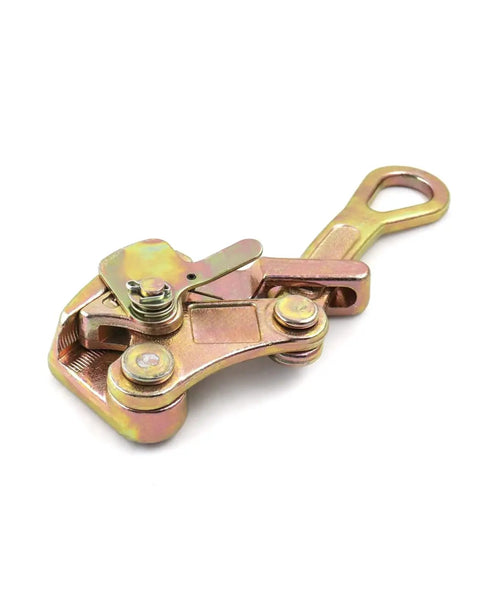 Premium Grade Cable Grip And Wire Puller Set To Fix Slack On Overhead Power Lines Smooth As Butter For Daily Grind 4408 Lbs Capacity Heavy Duty alloy wire puller tool.