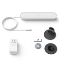 Smart Play Light Bar Base Kit For Immersive Gaming And TV Ambiance Dope White And Color Ambiance LED with accessories shown